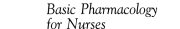 Couverture : Basic pharmacology for nurses