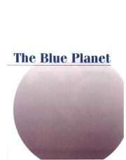 Couverture : The blue planet