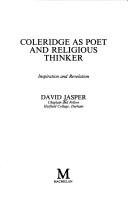 Couverture : Coleridge as poet and religious thinker