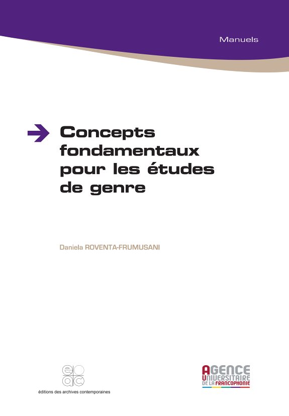Couverture : Concepts fondamentaux pour les études de genre