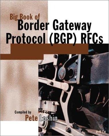 Couverture : Big Book of Border Gateway Protocol (BGP) RFCs (Big Book (Morgan Kaufmann))
