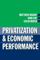 Couverture : Privatization and economic performance