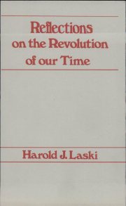 Couverture : Reflections on the Revolution of Our Time