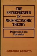 Couverture : The entrepreneur in microeconomic theory