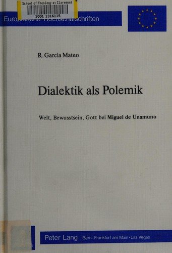 Couverture : Dialektik als Polemik