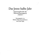 Couverture : Das letzte halbe Jahr