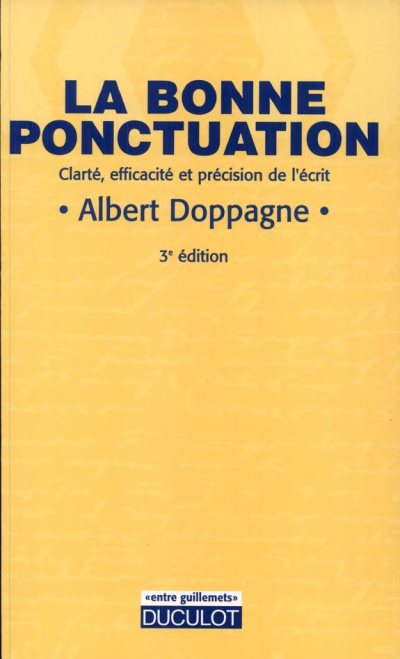 Couverture : La bonne ponctuation