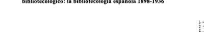 Couverture : Fundamentos de la constitución y autonomía del campo bibliotecológico
