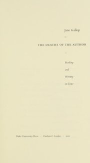 Couverture : The Deaths of the Author