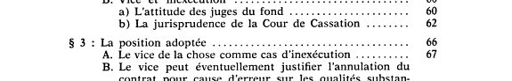 Couverture : La réparation des dommages causés par les vices d'une chose