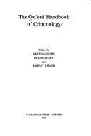 Couverture : The Oxford handbook of criminology