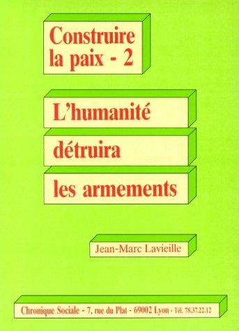 Couverture : Construire la paix