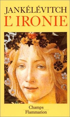 Couverture : L'Ironie
