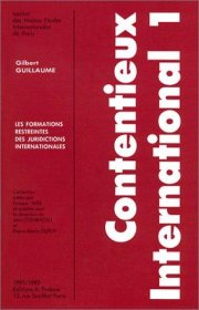 Couverture : Les formations restreintes des juridictions internationales
