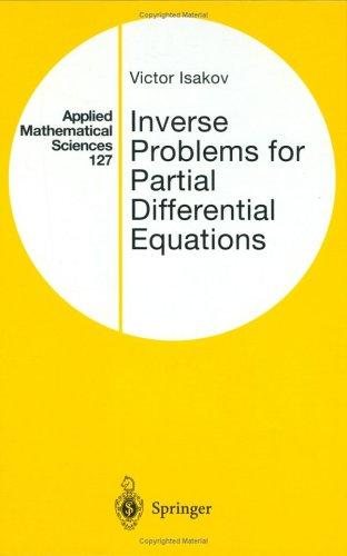Couverture : Inverse problems for partial differential equations
