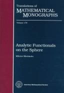 Couverture : Analytic functionals on the sphere