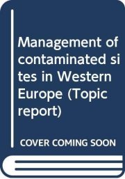 Couverture : Management of contaminated sites in Western Europe