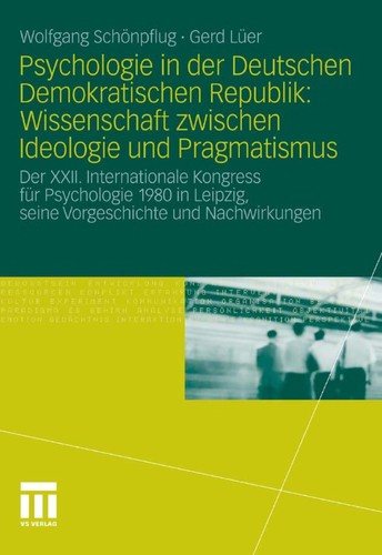 Couverture : Psychologie in der Deutschen Demokratischen Republik: Wissenschaft zwischen Ideologie und Pragmatismus