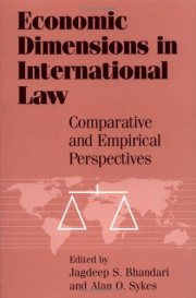 Couverture : Economic dimensions in international law
