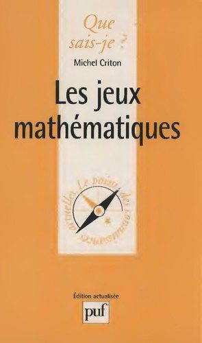 Couverture : Les Jeux mathématiques