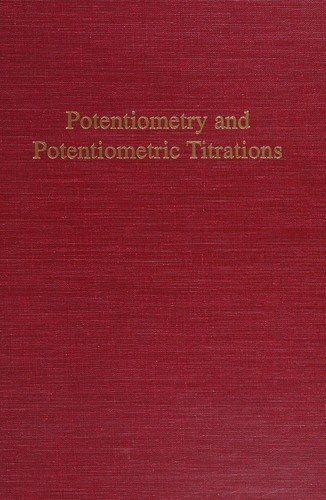 Couverture : Potentiometry and potentiometric titrations