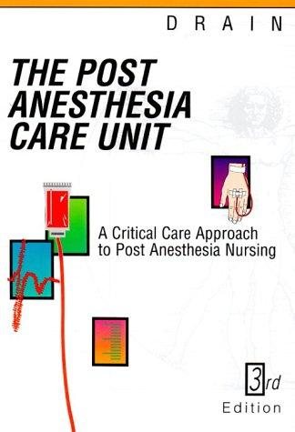 Couverture : The post anesthesia care unit
