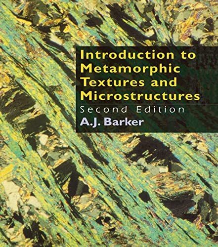 Couverture : Introduction to metamorphic textures and microstructures