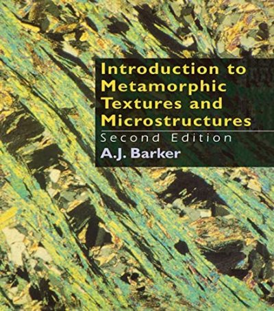 Couverture : Introduction to metamorphic textures and microstructures