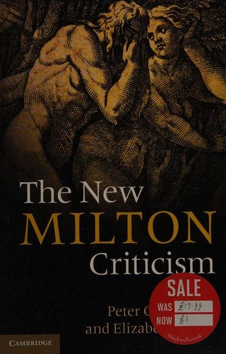 Couverture : The New Milton Criticism