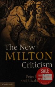 Couverture : The New Milton Criticism