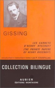 Couverture : Les carnets d'Henry Ryecroft (bilingue)