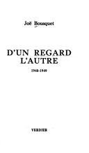 Couverture : D'un regard l'autre