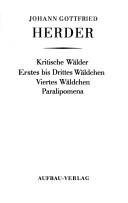Couverture : Kritische Wälder