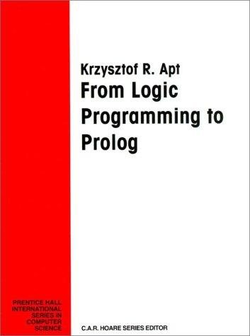 Couverture : From logic programming to Prolog