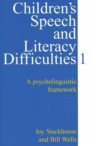 Couverture : Children's speech and literacy difficulties