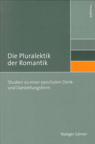 Couverture : Die Pluralektik der Romantik