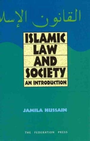 Couverture : Islamic Law and Society