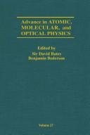 Couverture : Advances in Atomic, Molecular, and Optical Physics (Advances in Atomic, Molecular and Optical Physics)