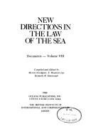 Couverture : New directions in the law of the sea