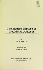 Couverture : The modern impulse of traditional Judaism