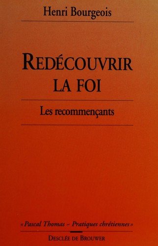 Couverture : Redecouvrir la foi