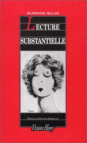 Couverture : Lecture substantielle