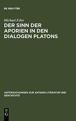 Couverture : Der Sinn der Aporien in den Dialogen Platons