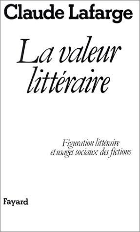 Couverture : La valeur littéraire