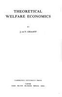 Couverture : Theoretical welfare economics