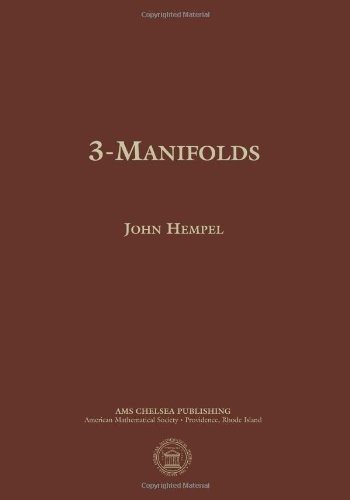 Couverture : 3-Manifolds (AMS Chelsea Publishing)