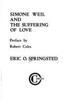 Couverture : Simone Weil and the suffering of love