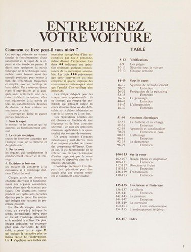 Couverture : Entretenez votre voiture sans problème