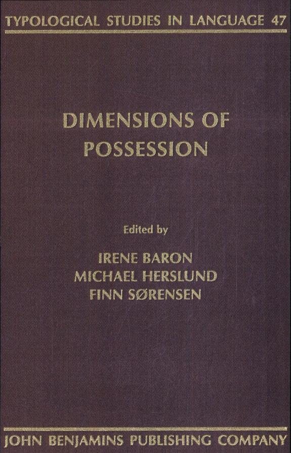 Couverture : Dimensions of Possession