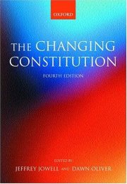Couverture : The changing constitution